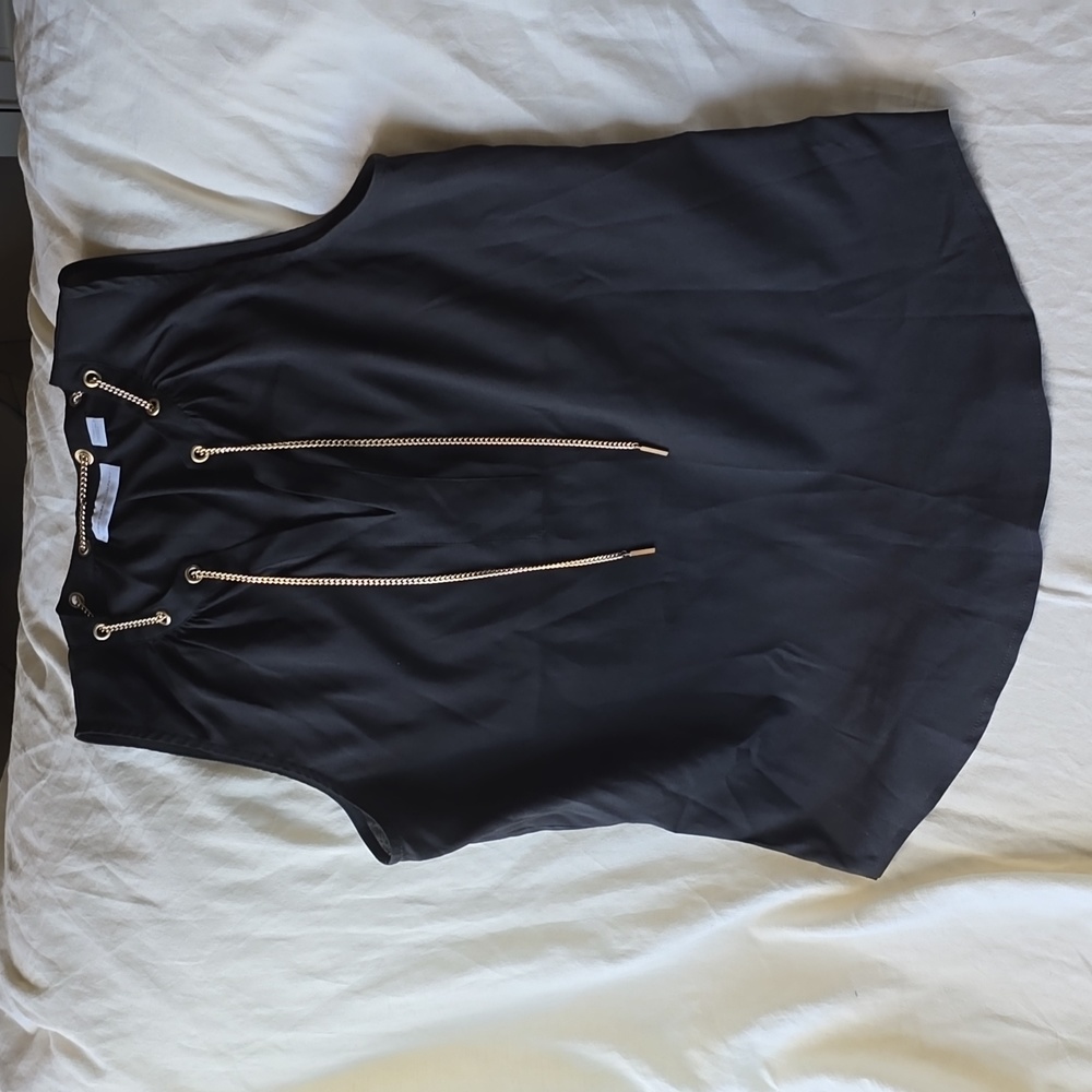 New York and Company XS Chain Link Blouse